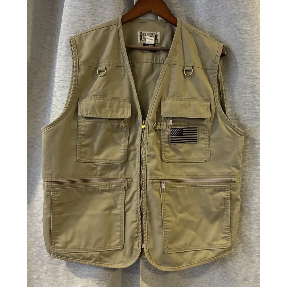 Classic Old West Styles Safari Vest Size Large Fishing Outdoor
